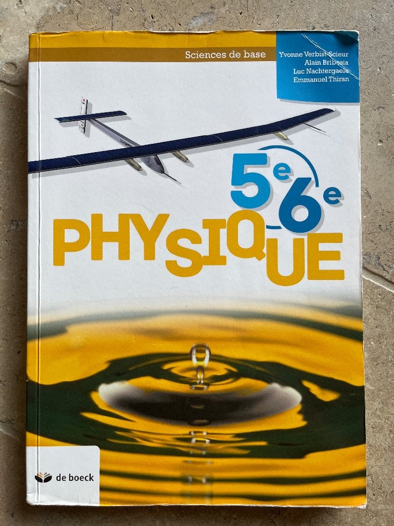 Physique 5e 6e, Physique, Enlèvement, Utilisé, Secondaire