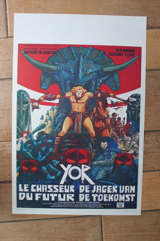 filmaffiche Yor: The Hunter from The Future filmposter, Enlèvement ou Envoi, Rectangulaire vertical, A1 jusqu'à A3, Comme neuf