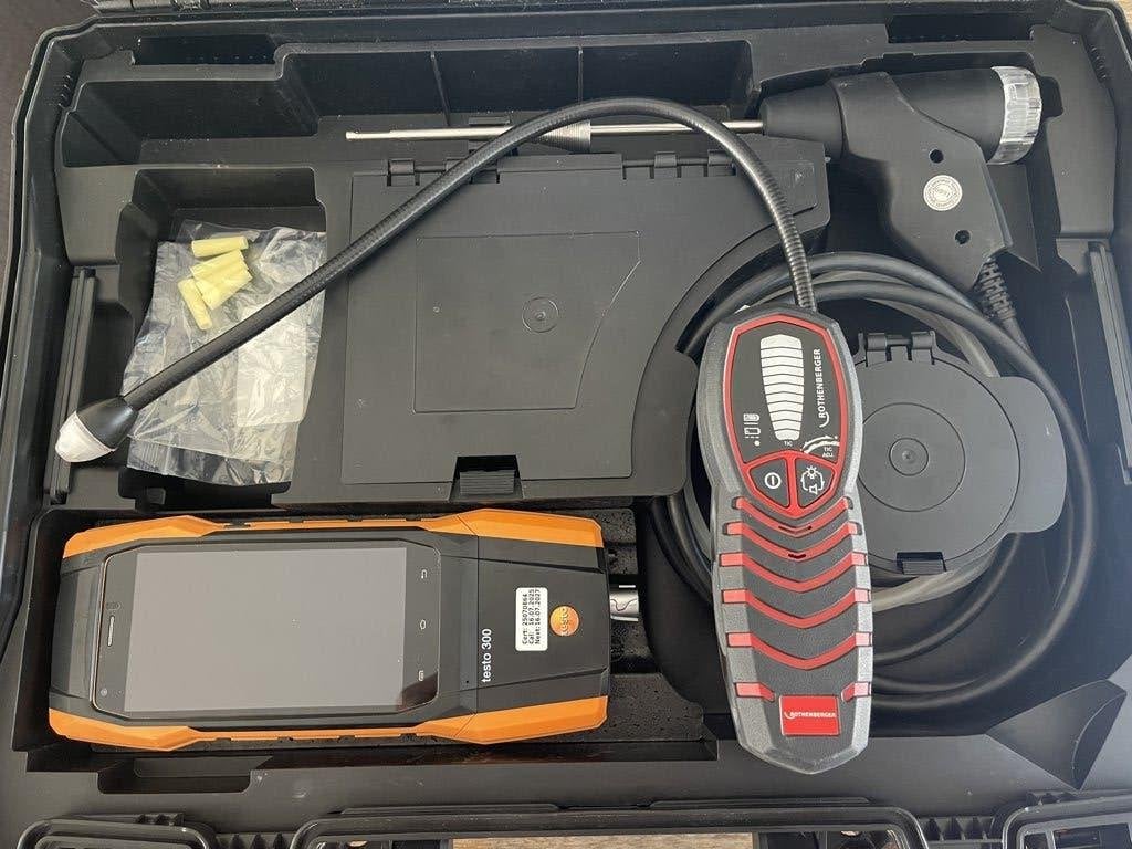 Testo 300 ppm 4000+gaslekdetector rothenberger, Ophalen, Zo goed als nieuw, Temperatuur