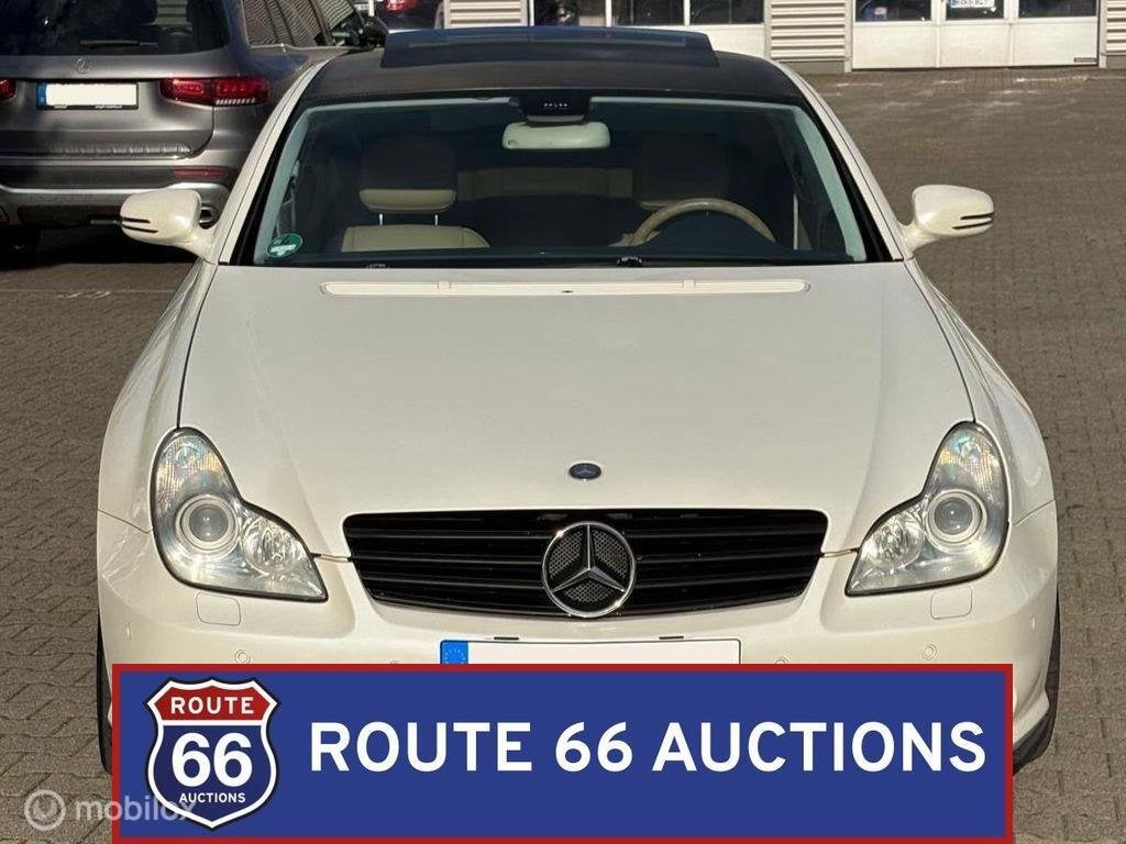 Mercedes-Benz CLS 500 | 2005 | Route 66 Auctions, Auto's, Gebruikt, Zwart, Bedrijf, Handgeschakeld