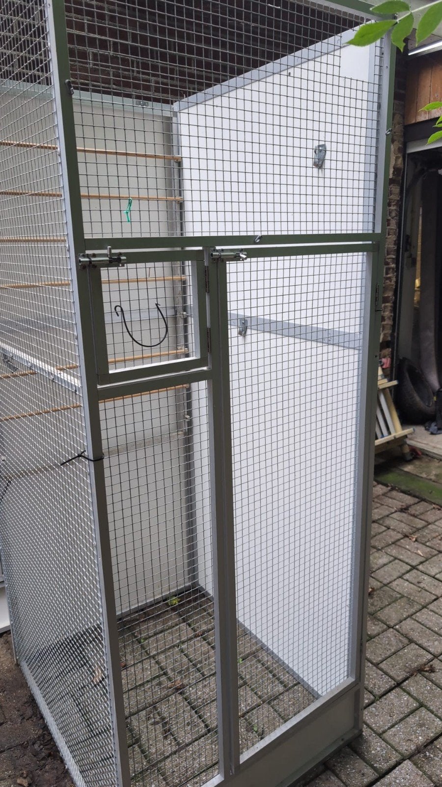Aluminium vogelvolière – 5 compartimenten, Dieren en Toebehoren, Ophalen, Aluminium, Volière