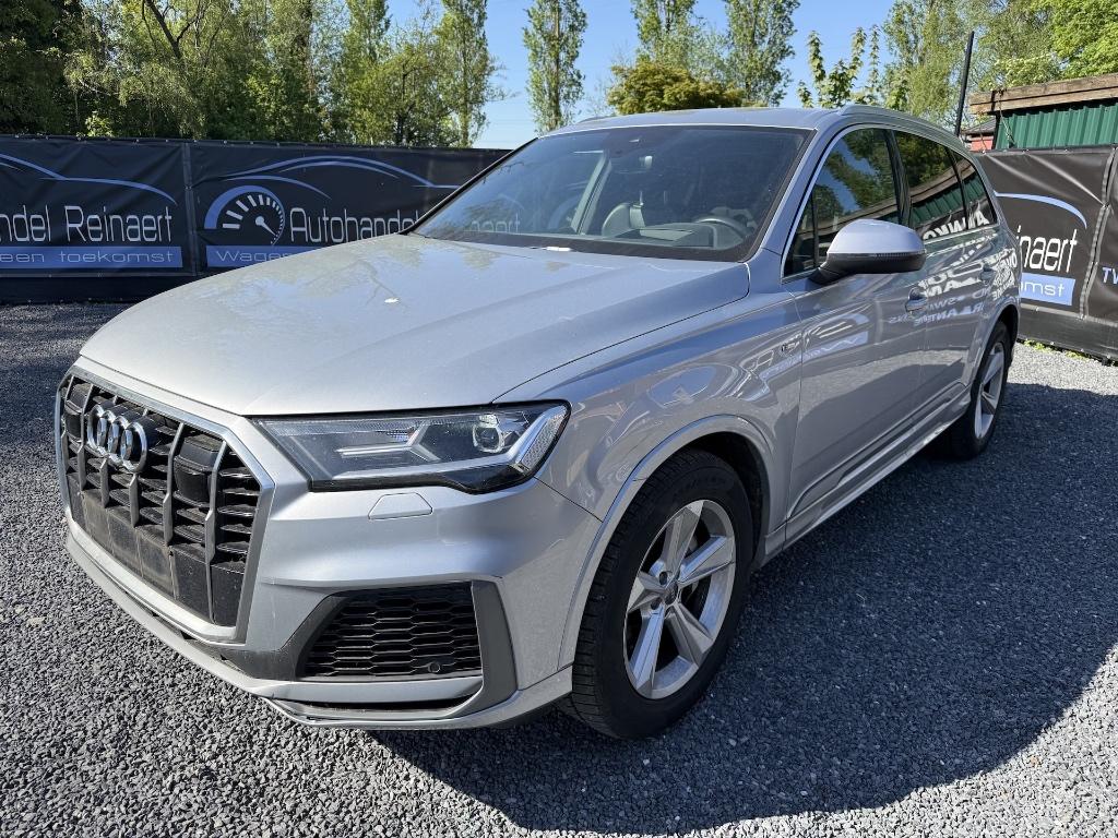 Audi Q7, 3.0TDi, 305.000km, Full option, S-Line, Export, Auto's, Zwart, Zwart, Bedrijf, Diesel
