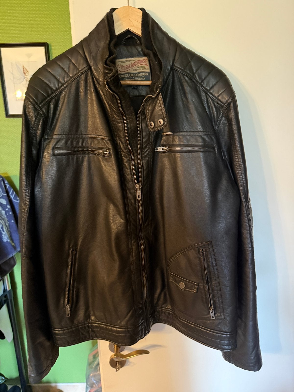 Veste cuir, Enlèvement, Comme neuf