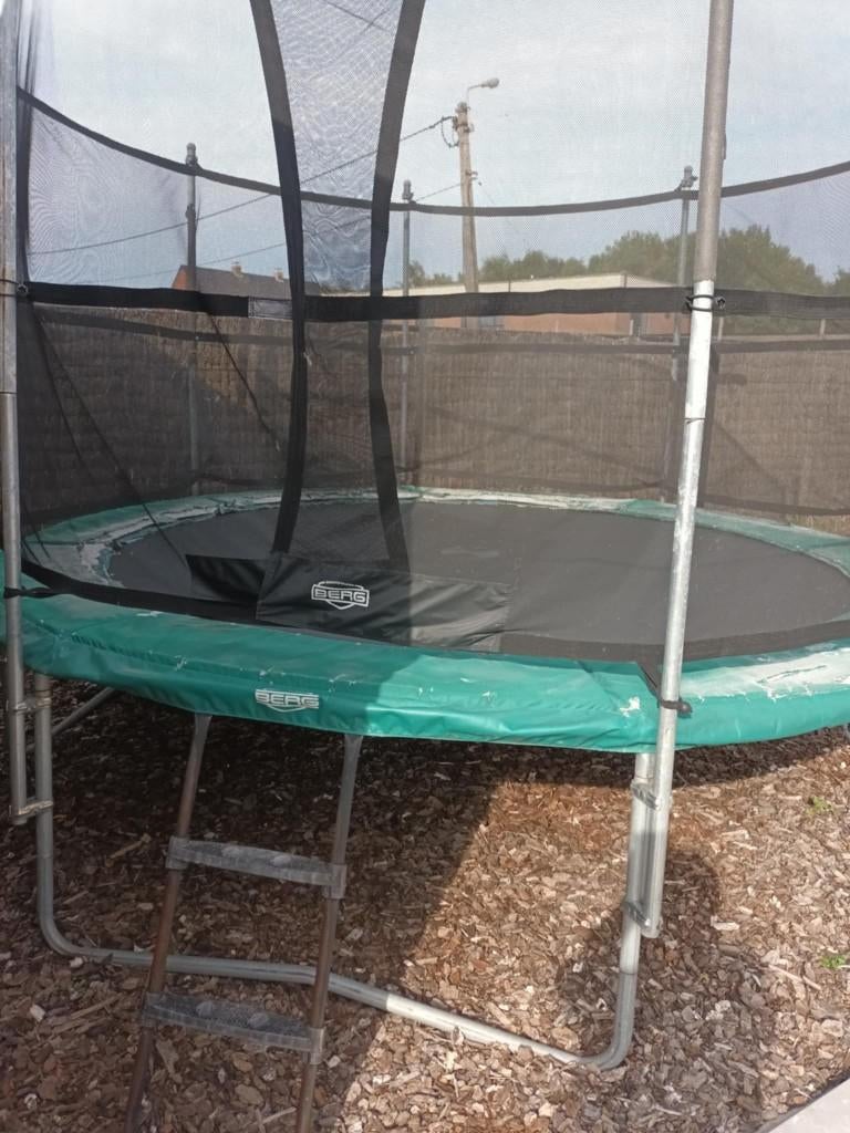 Trampoline doek - diam 380, Ophalen, Gebruikt