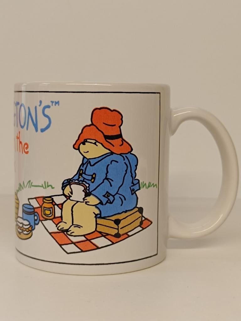 Paddington picnic in the park 1998 LU vintage mok, Verzamelen, Ophalen of Verzenden