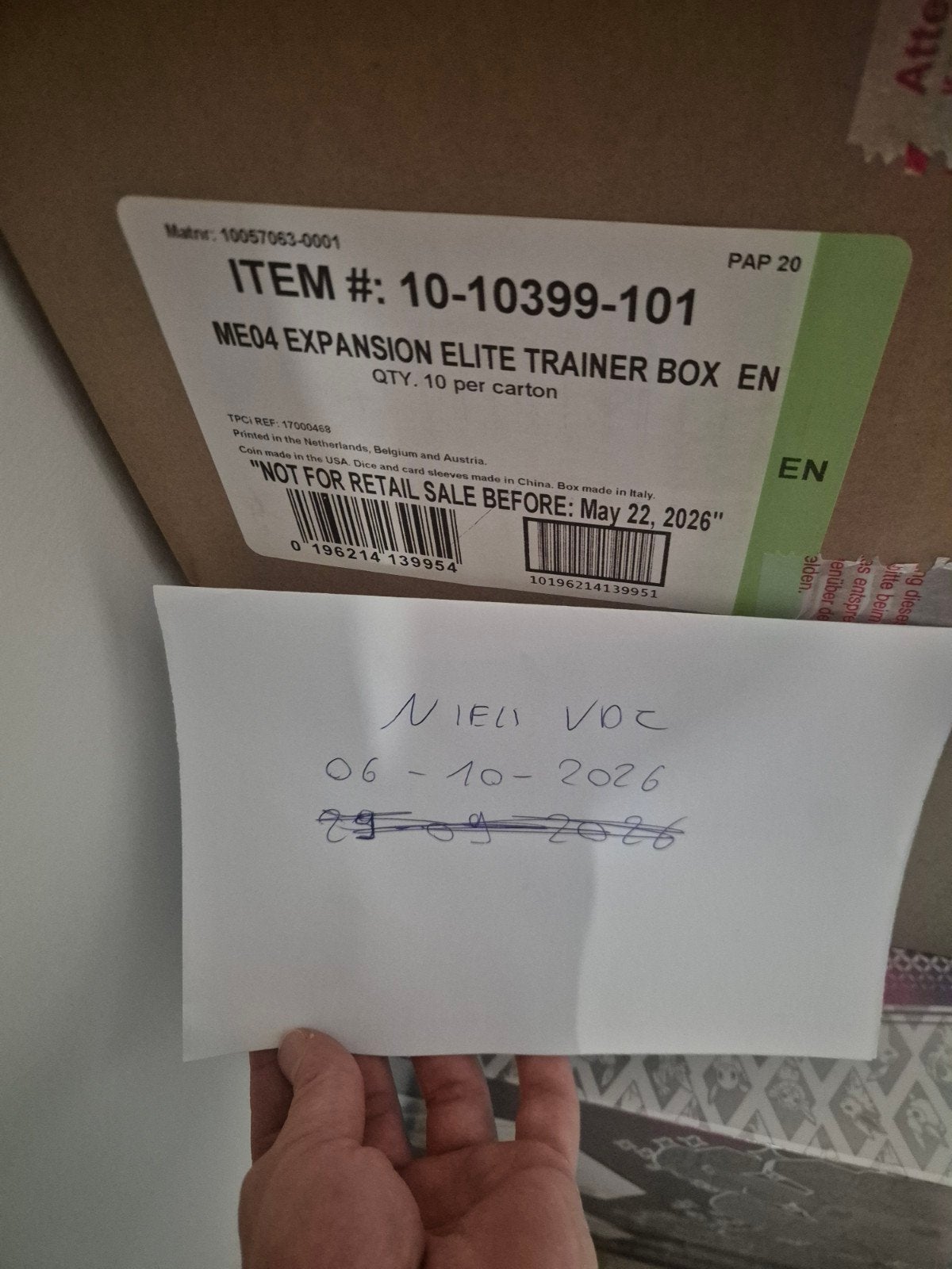 pokemon chaos rising etb case, Ophalen of Verzenden