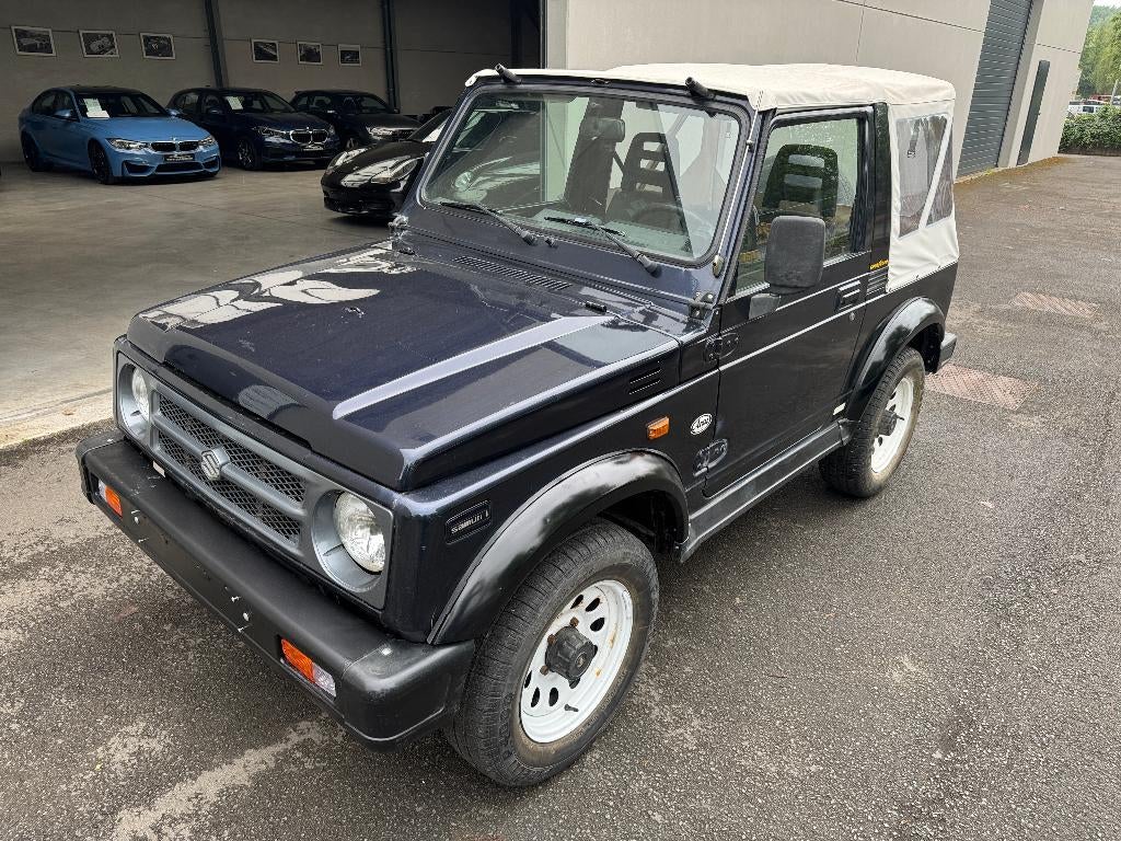 Suzuki Samurai, Autos, Suzuki, Entreprise, Achat, Samurai, Essence, 2 portes, Boîte manuelle, Bleu, Gris, Cuir, Quatre roues motrices / 4X4
