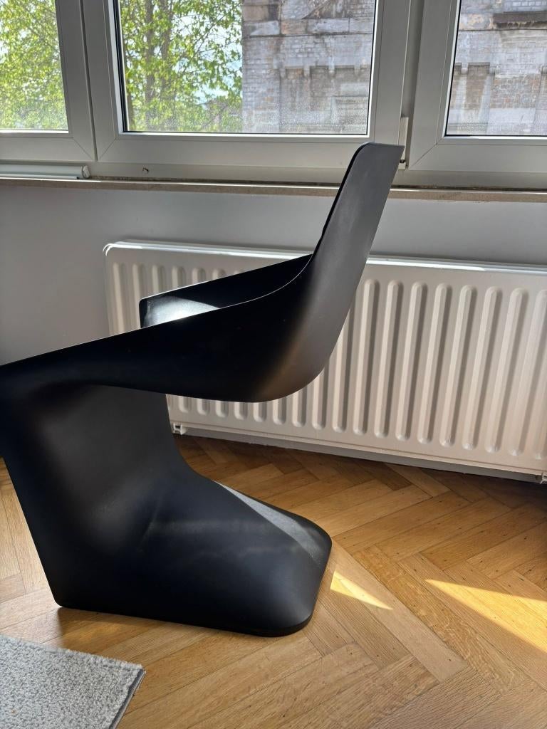 6x Design stoelen Kristalia PULP – Christophe Pillet, Huis en Inrichting, Ophalen, Kunststof, Zwart, Design