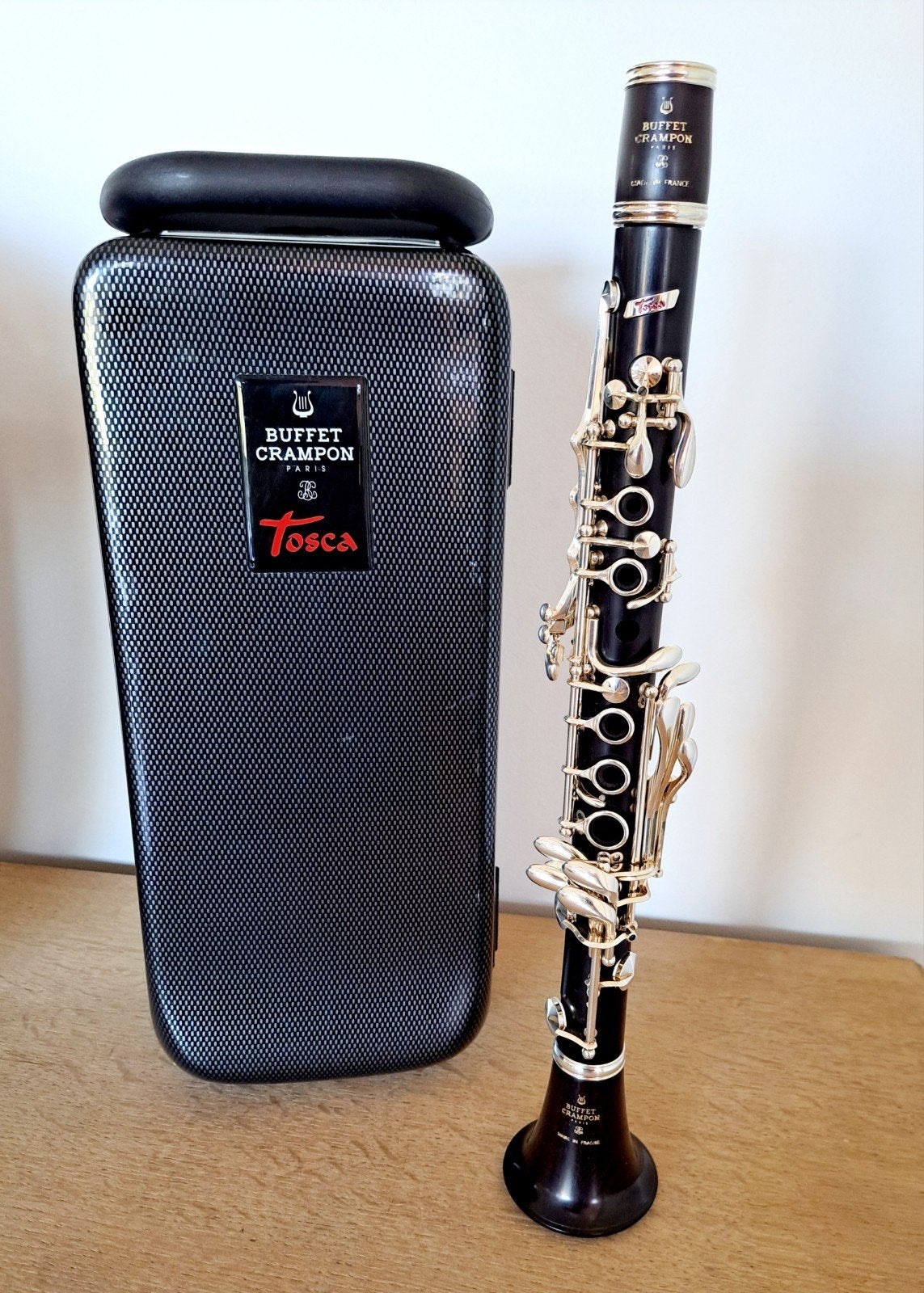 Petite clarinette mib Buffet Crampon Tosca, Musique & Instruments, Clarinette en Mi, Comme neuf, Bois, Enlèvement