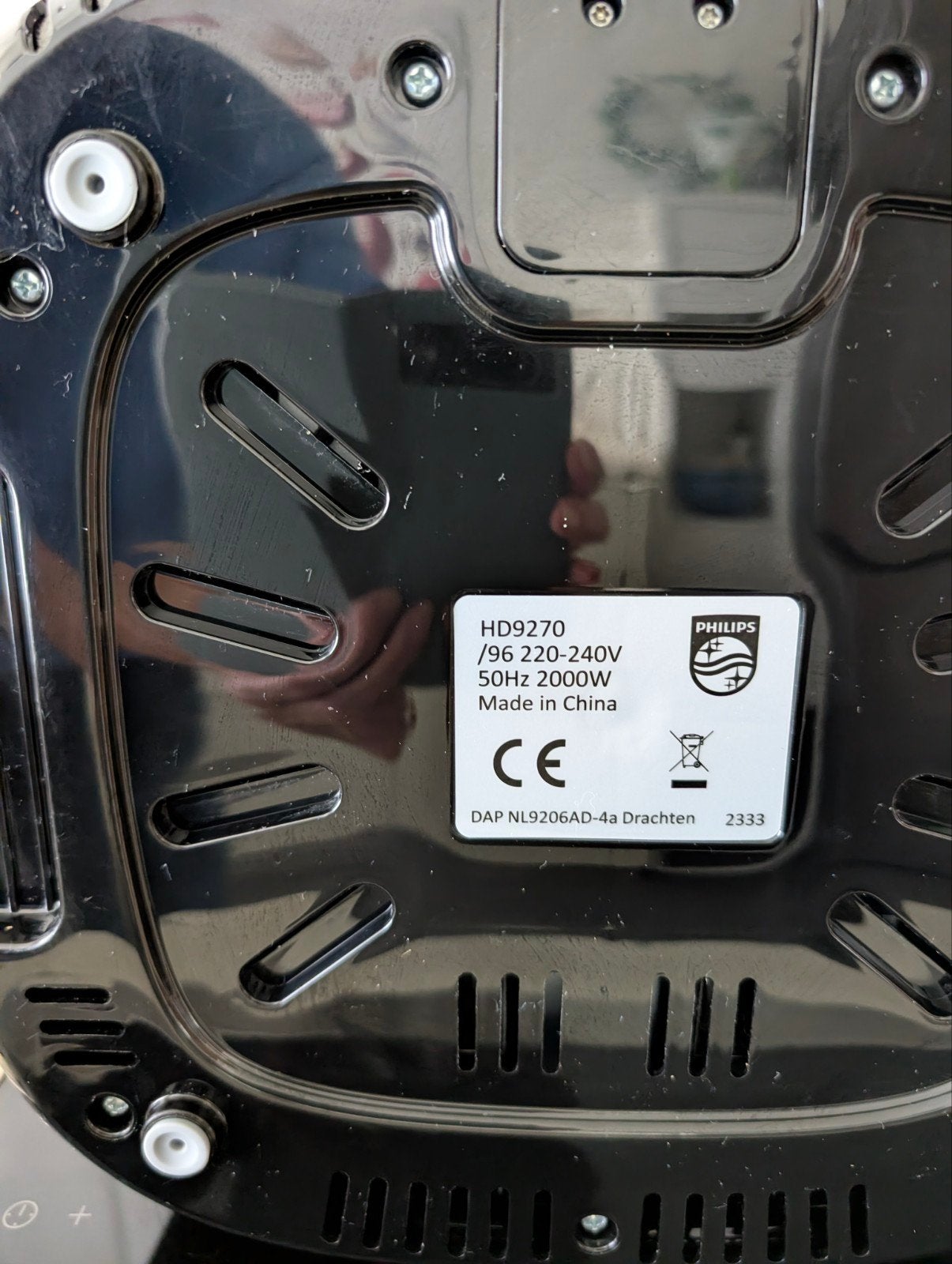 Philips airfryer 9270/90, Enlèvement, Friteuse à air