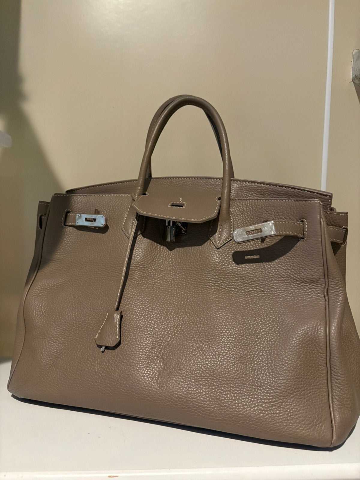 BUTI Made in Italy etoupe CATY bag, Handtassen en Accessoires, Ophalen of Verzenden, Zo goed als nieuw