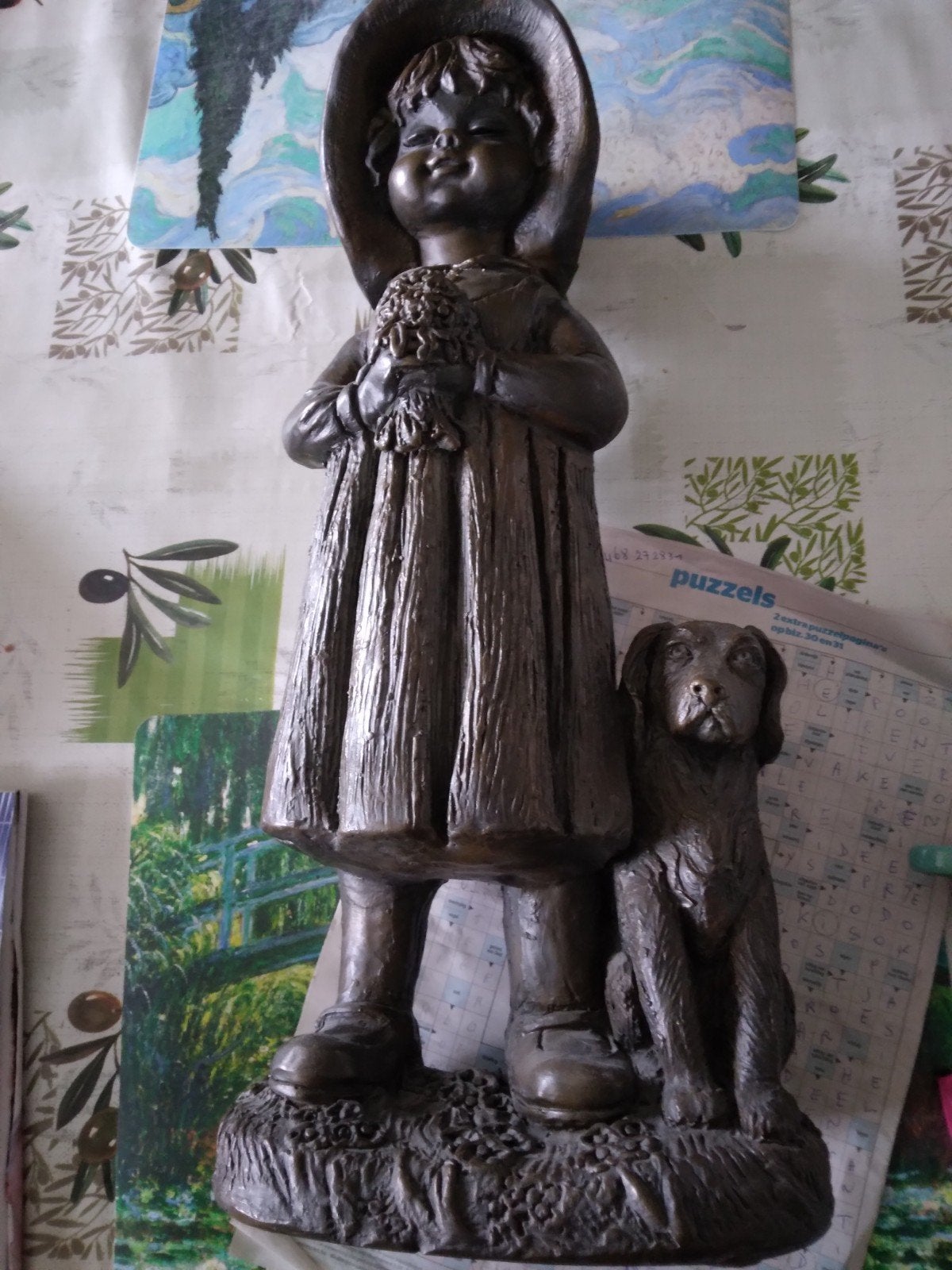 Beeld van mat walders, Ophalen
