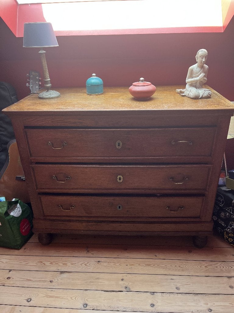 commode, 3 ou 4 tiroirs, Enlèvement, Utilisé