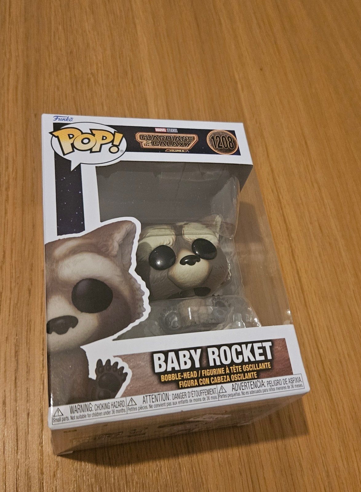 Funko Pop Baby Rocket #1208 Guardians of the Galaxy Vol. 3