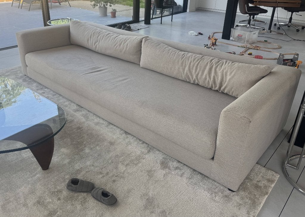 Canapé / Fauteuil à nettoyer avec méridienne, Synthétique, 100 à 125 cm, 250 à 300 cm, Quatre personnes ou plus