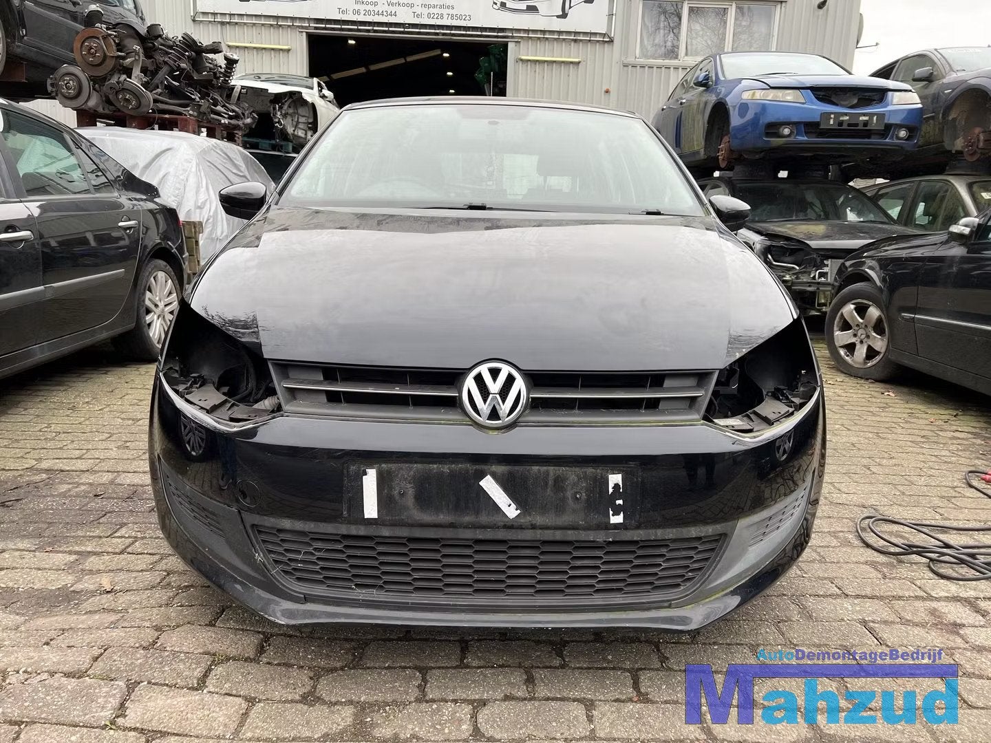 2009 VW POLO 6R Zwart LC9X LNR Demontage onderdelen, Volkswagen, Volkswagen AG, Vw@volkswagen.de, Utilisé