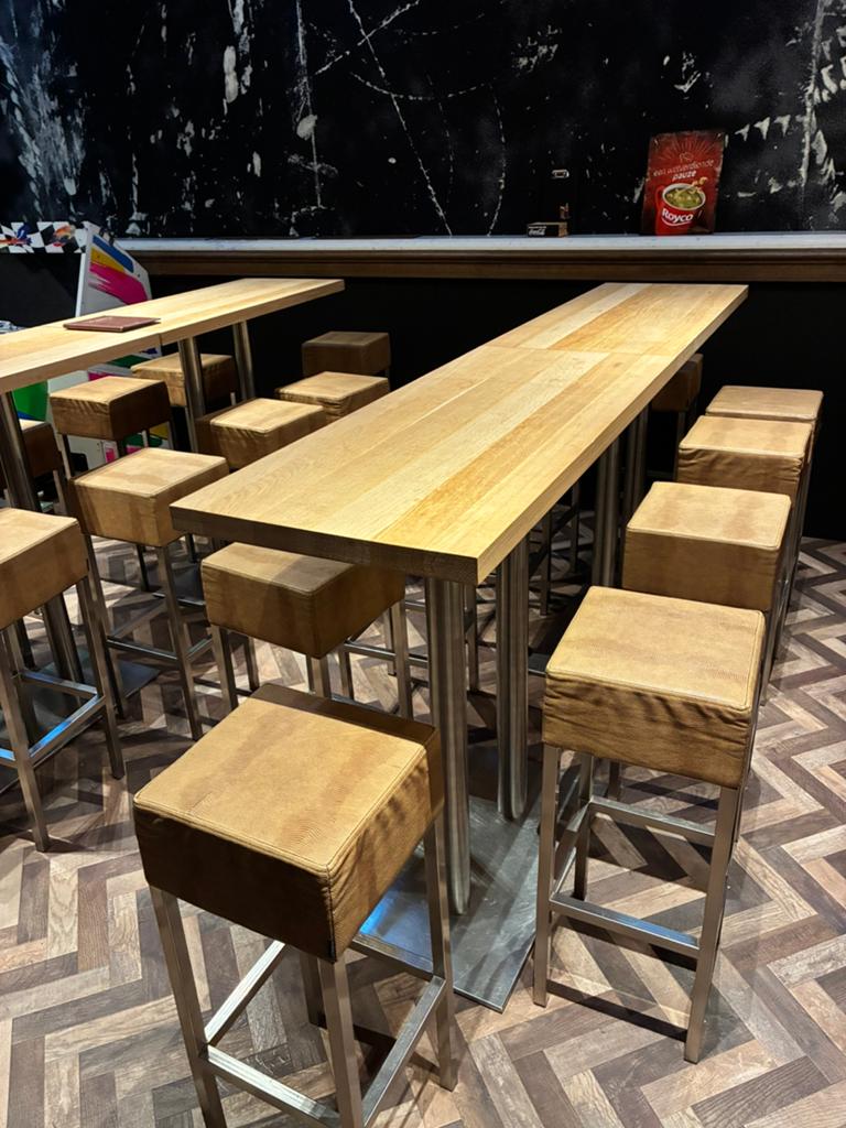 Hoge tafels met kruk, Maison & Meubles, Enlèvement, Comme neuf