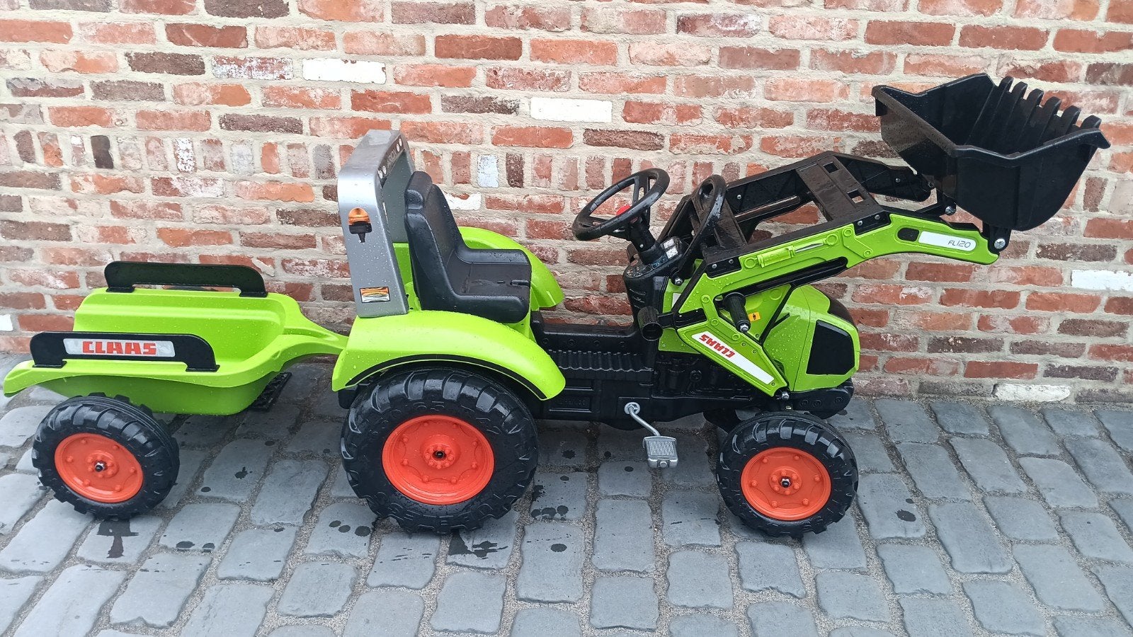 Claas tractor met kar, Kinderen en Baby's, Ophalen