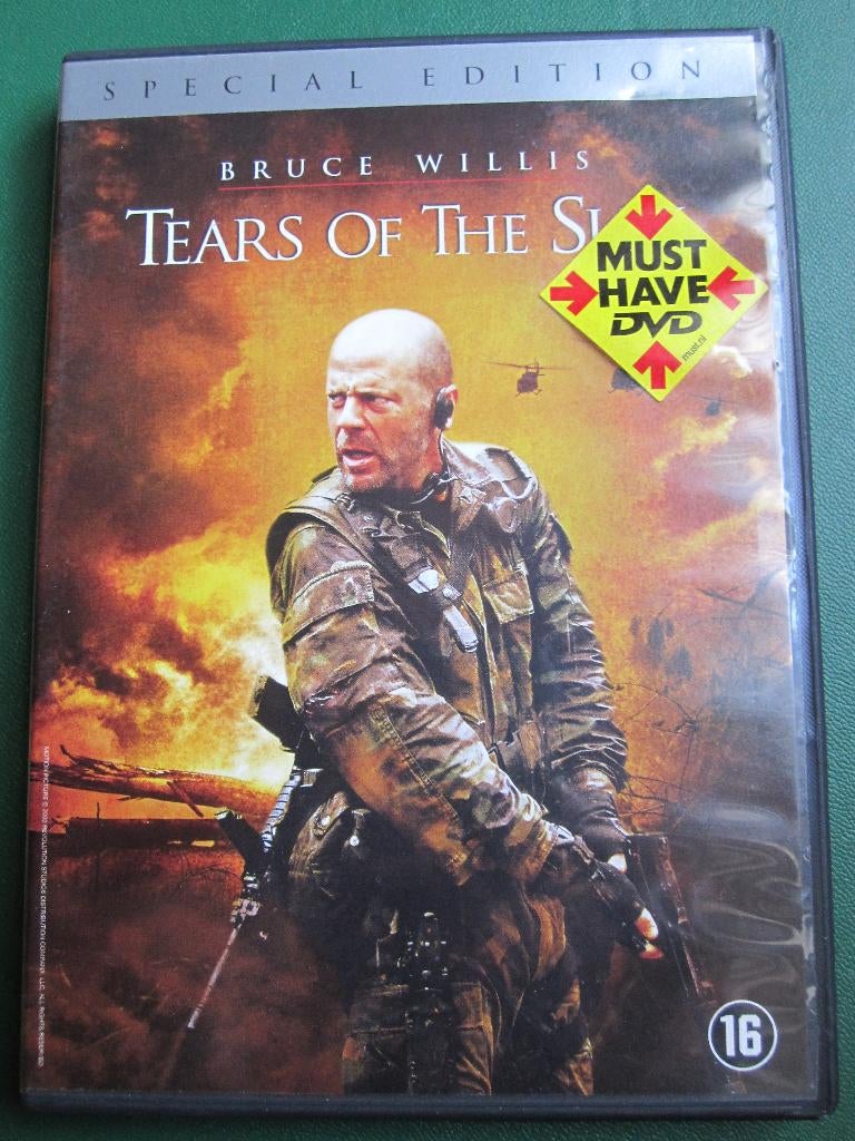 Tears of the Sun (2003), Cd's en Dvd's, Dvd's | Actie, Vanaf 16 jaar, Ophalen of Verzenden, Zo goed als nieuw, Oorlog