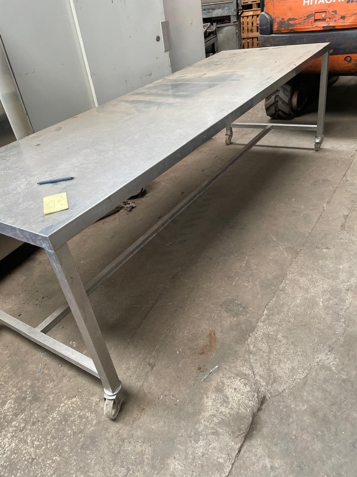 Inox tafel, Ophalen of Verzenden