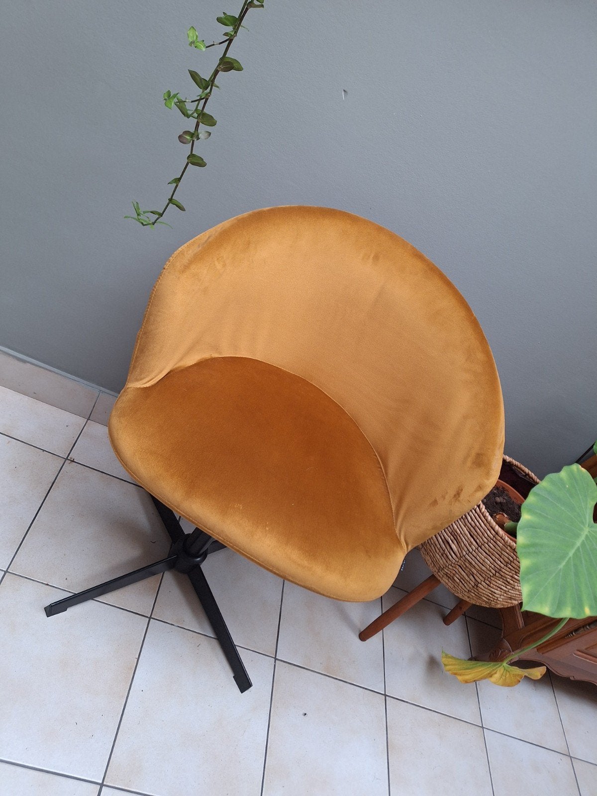 Trendy bureaustoel van T&T design, Maison & Meubles, Fauteuils, Utilisé, Tissus, 50 à 75 cm, Moins de 75 cm, Enlèvement