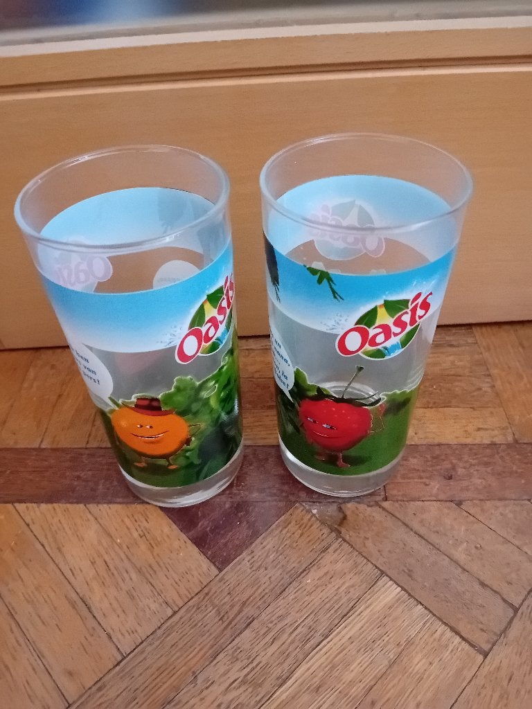 Verre oasis, Collections, Enlèvement