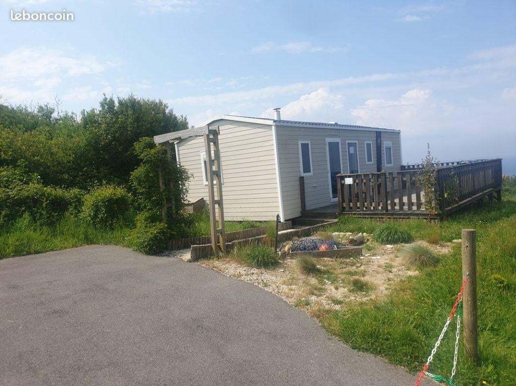 Mobil Home 6 pers face à la mer à Equihen-Plage (F), Caravanes & Camping, Plus de 6