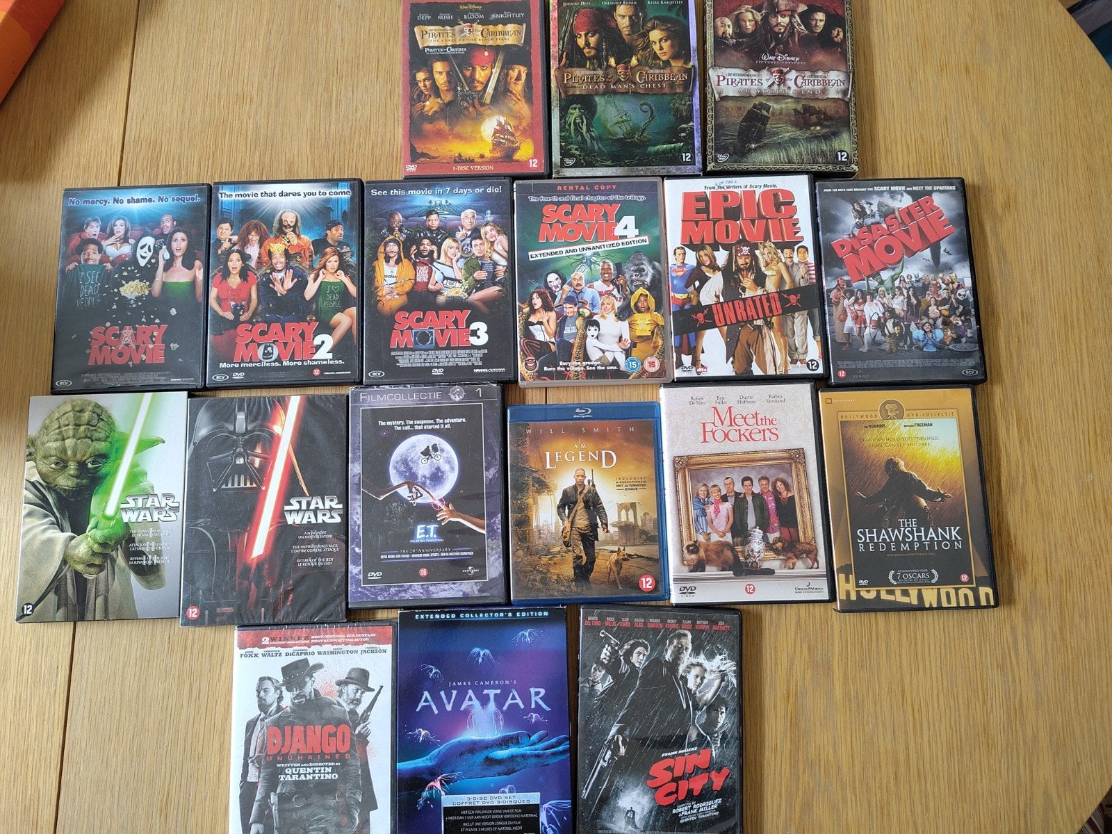 Dvd's en bluray te koop voor 1 euro per stuk, Cd's en Dvd's, Ophalen