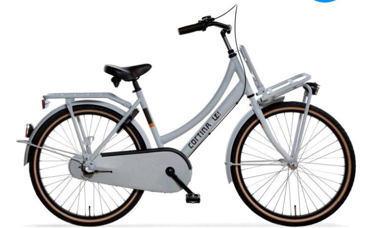 Cortina U4 Transport Mini 24" jeugdfiets Smooth Grey Matt, Ophalen, Terugtraprem, 24 inch, Cortina U4 Transport