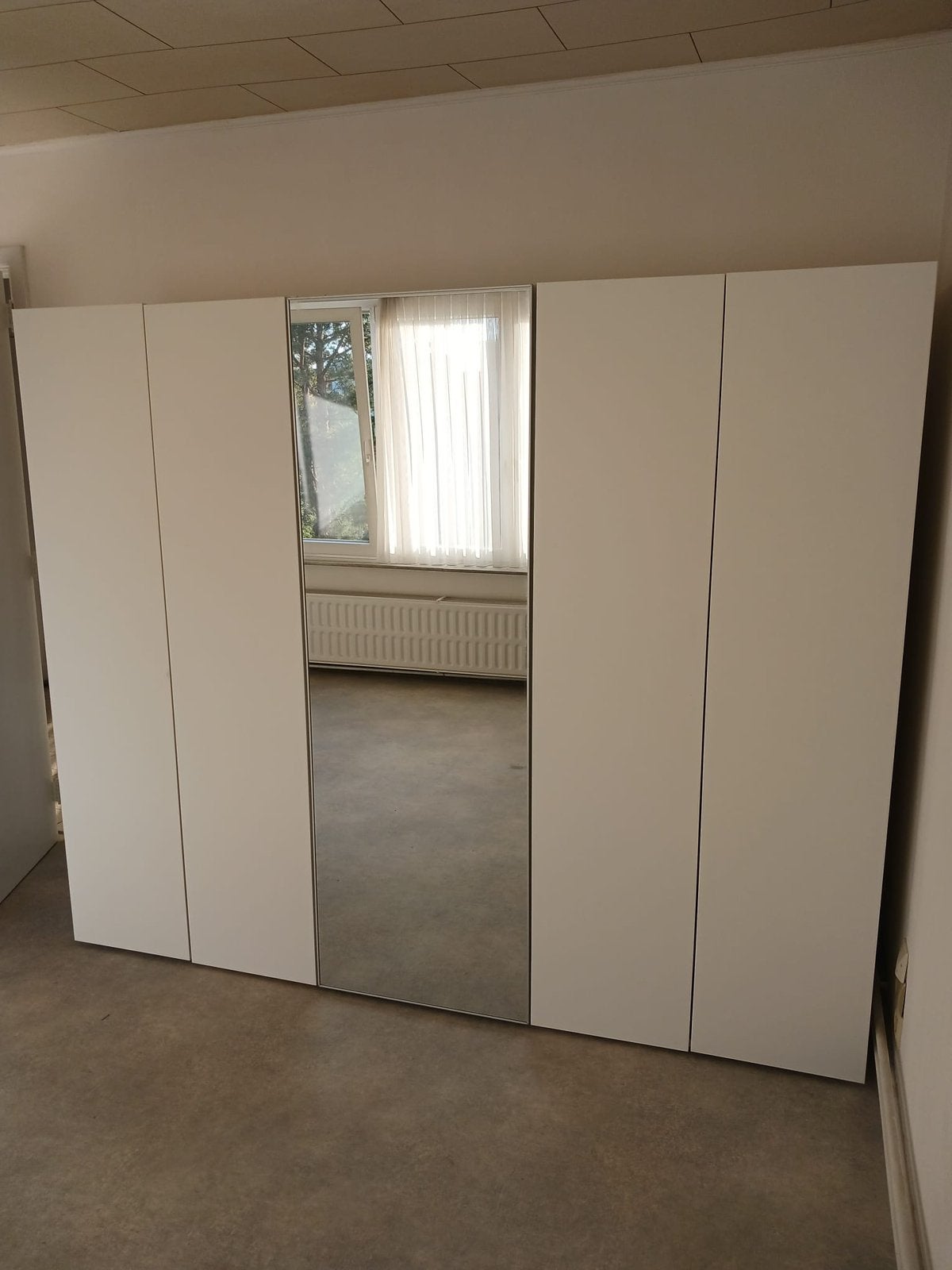 Witte kledingkast IKEA, Zo goed als nieuw, 200 cm of meer, IKEA, 150 tot 200 cm