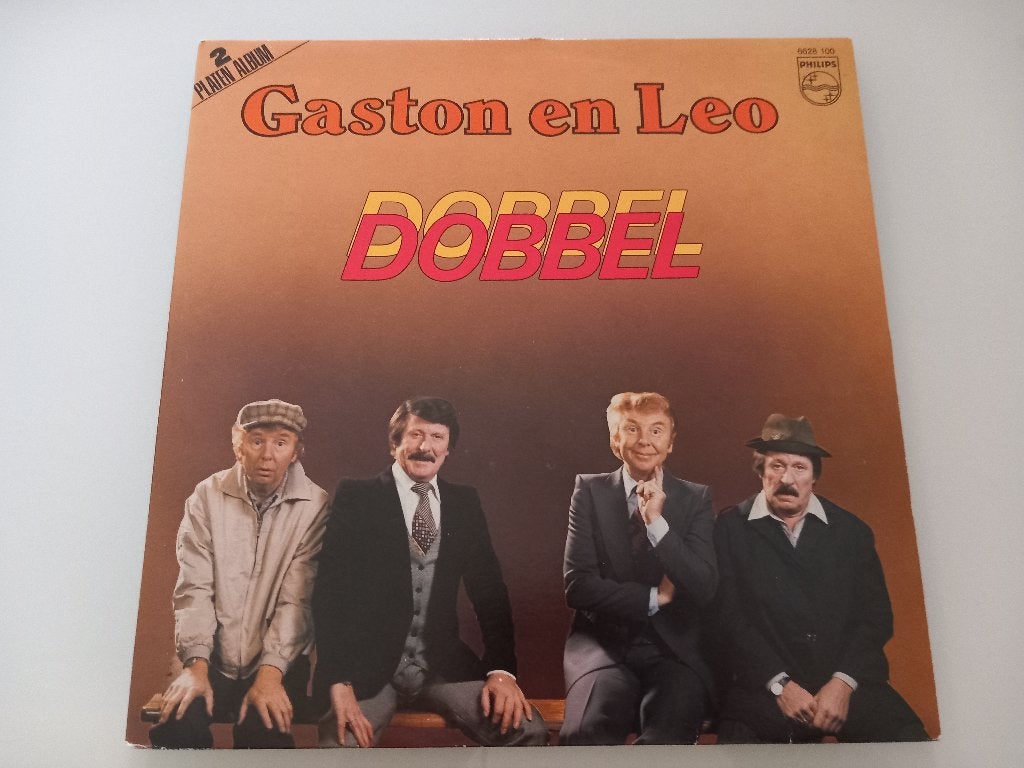 Vinyl 2LP Gaston & Leo Dobbel Cabaret Humor Komedie, Ophalen of Verzenden, 12 inch