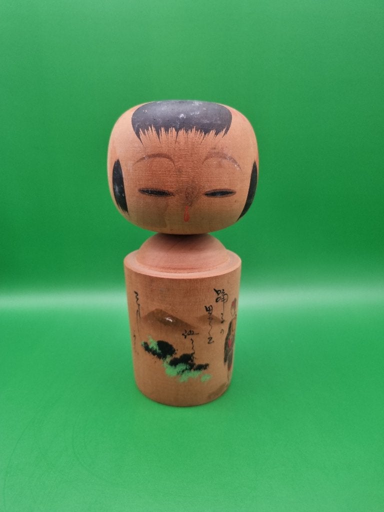 Kokeshi Sosaku vintage, Enlèvement ou Envoi, Japon, Bois, 15 cm