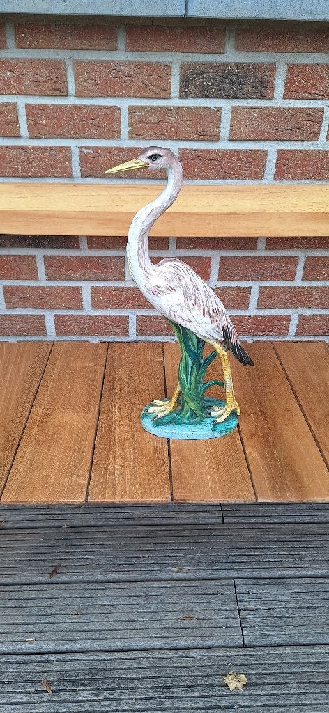 porselein beeld reiger, Enlèvement