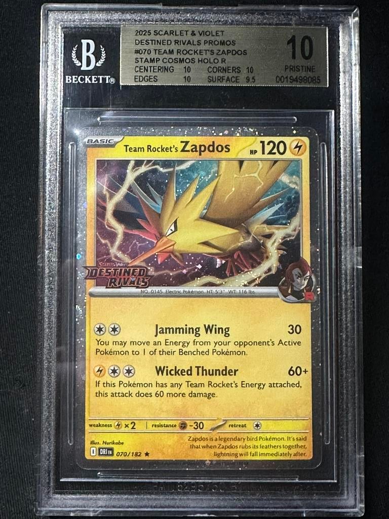 Zapdos DRI 070 Destined Rivals Stamped BGS 10, Hobby & Loisirs créatifs, Jeux de cartes à collectionner | Pokémon, Neuf, Cartes en vrac