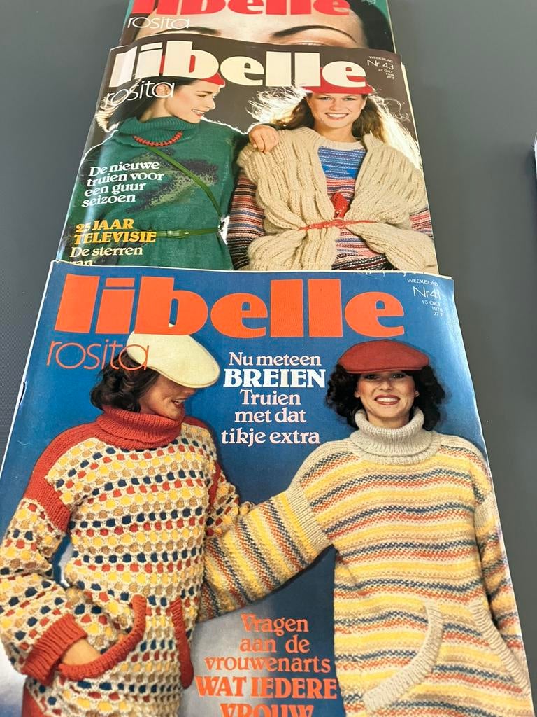 Libelle-Rosita 1978 kledingpatroon/breien., Ophalen of Verzenden, Zo goed als nieuw, Breien