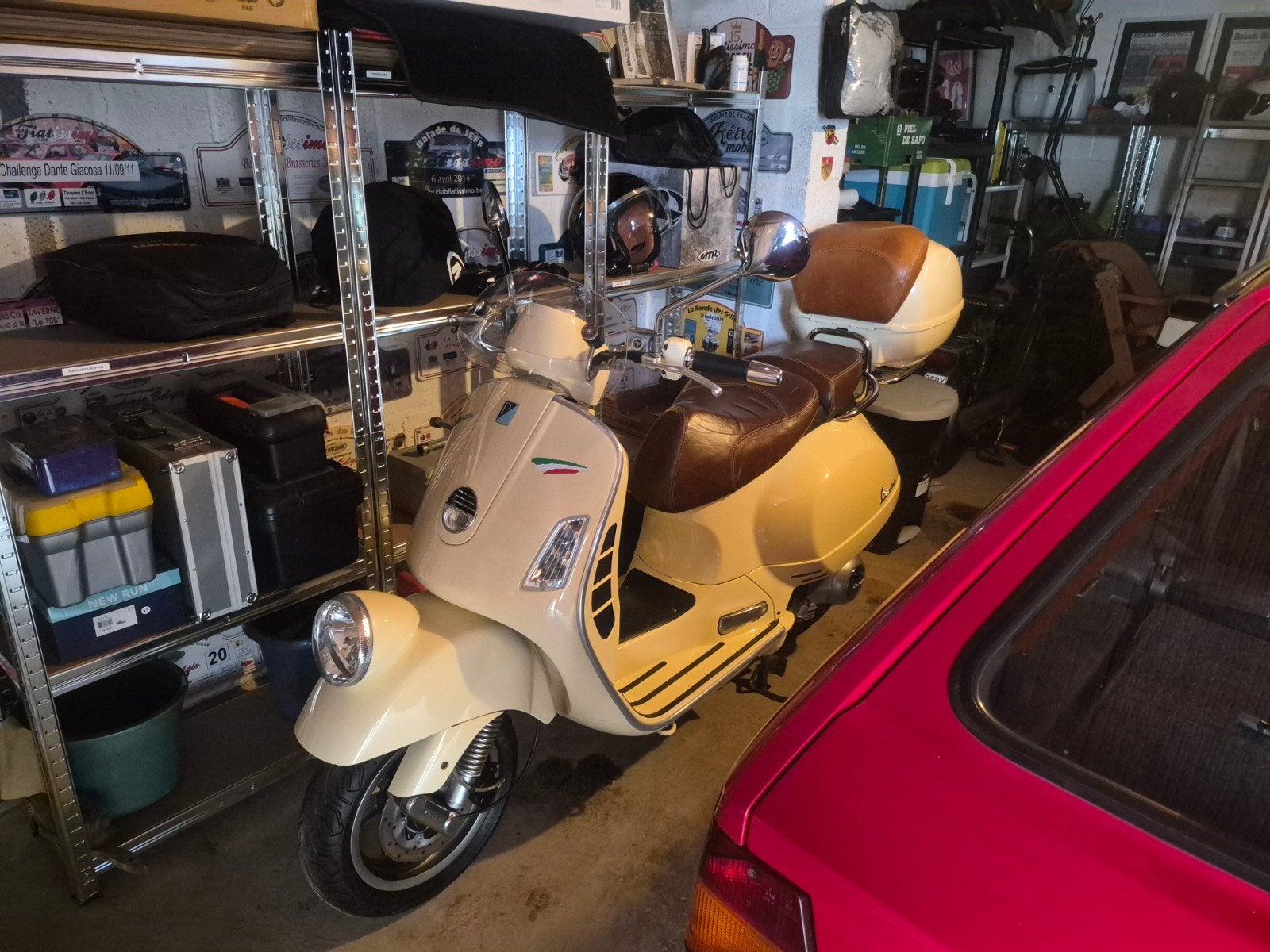 Vespa GTV 125 cc 2008  8700 kms reels, Enlèvement