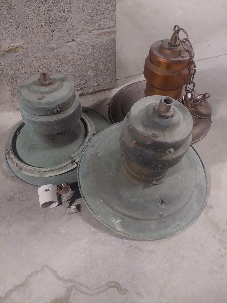 Koperen straatlamp, Ophalen