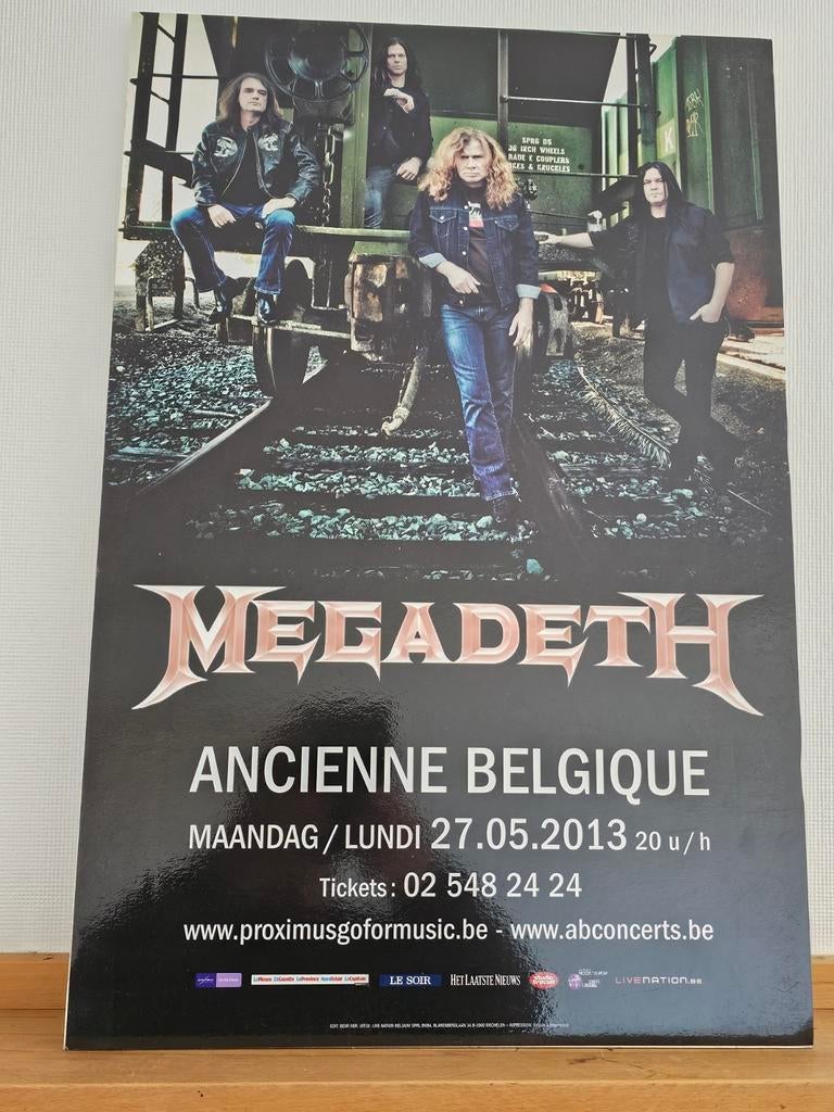Affiche Megadeth, Verzamelen, Ophalen of Verzenden