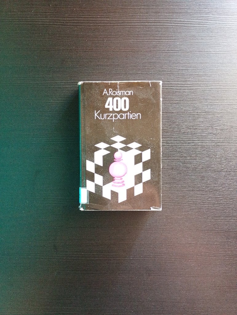 schach 400 kurzpartien, Hobby en Vrije tijd, Ophalen of Verzenden, Minder dan 500 stukjes, Zo goed als nieuw, Schaken