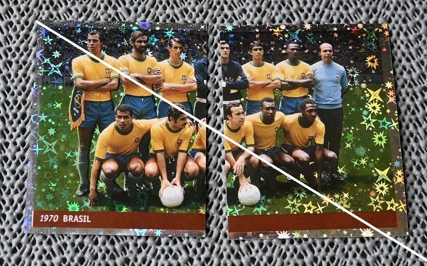 DS Italie/France 98/Equipe du Brésil avec Pelé, Collections, Envoi, Neuf, Affiche, Image ou Autocollant