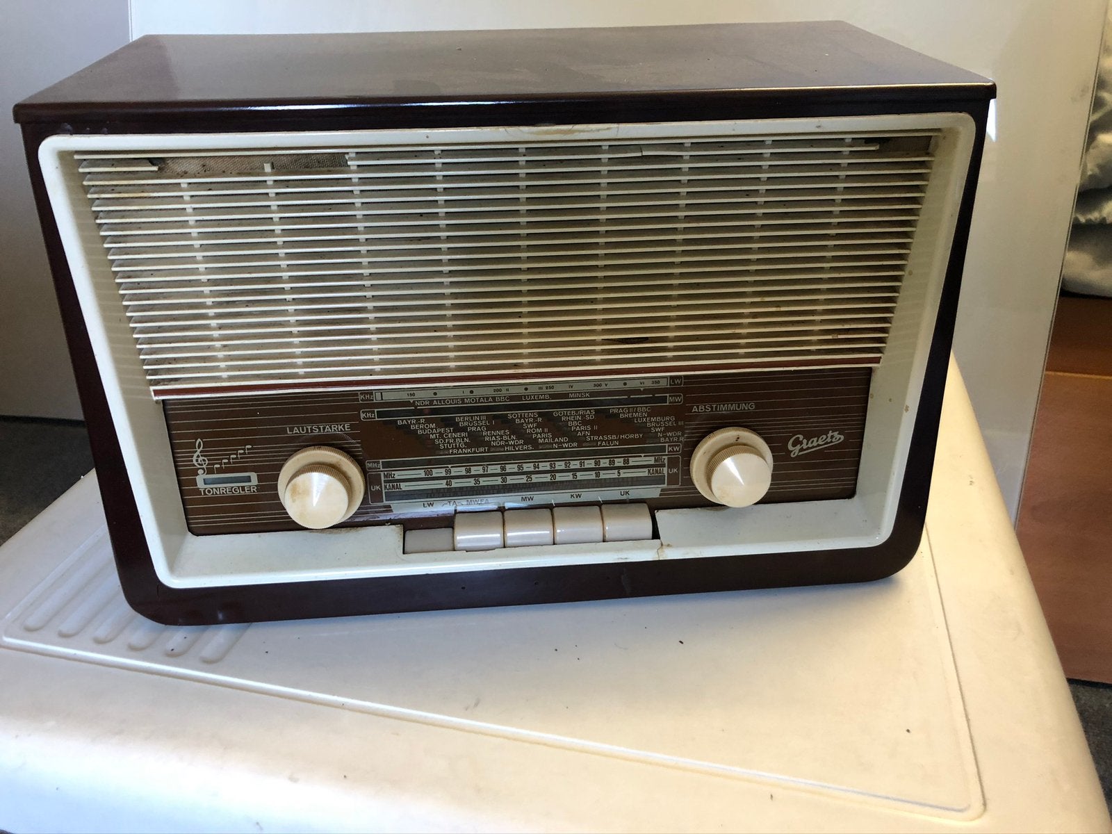 Retro radio, Antiquités & Art, Enlèvement