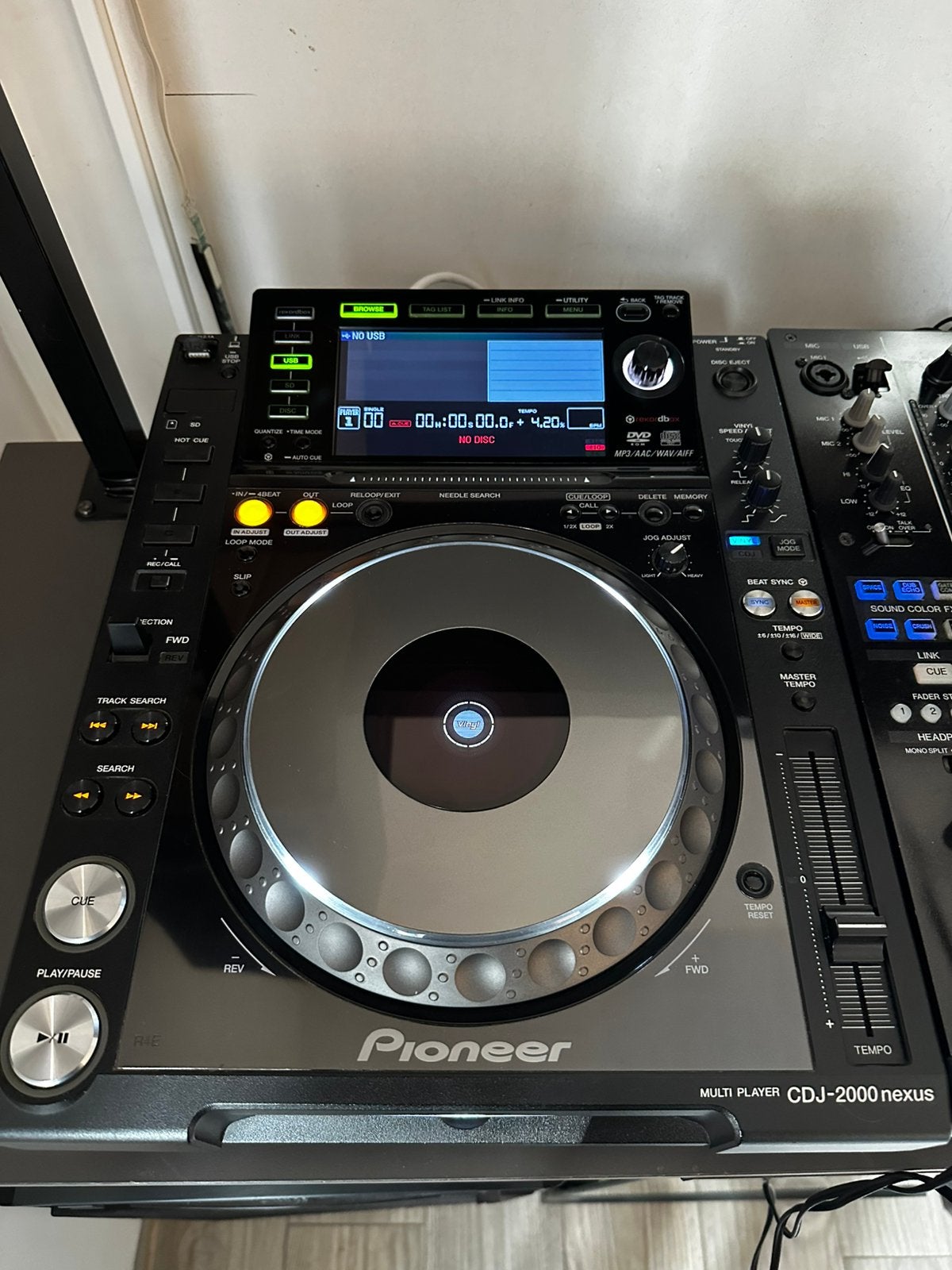 2 X Pioneer CDJ2000 Nexus, Muziek en Instrumenten, Dj-sets en Draaitafels, Ophalen, Gebruikt, Draaitafel, Pioneer