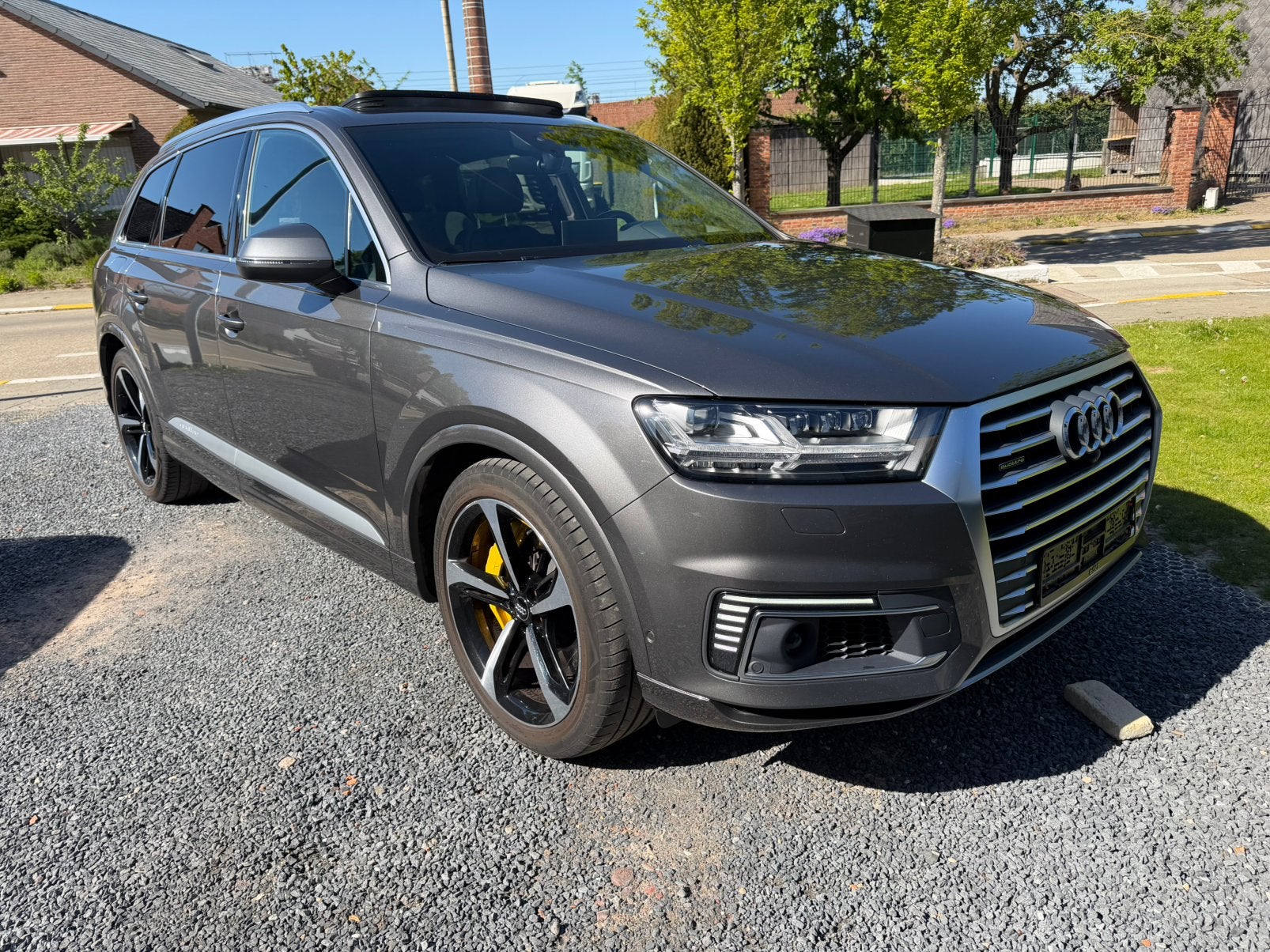 Audi Q7 e-tron *Softclose*Full - S-Line*Matrix*Bose*21”*, Auto's, Audi, Particulier, Q7, 4x4, Achteruitrijcamera, Adaptieve lichten