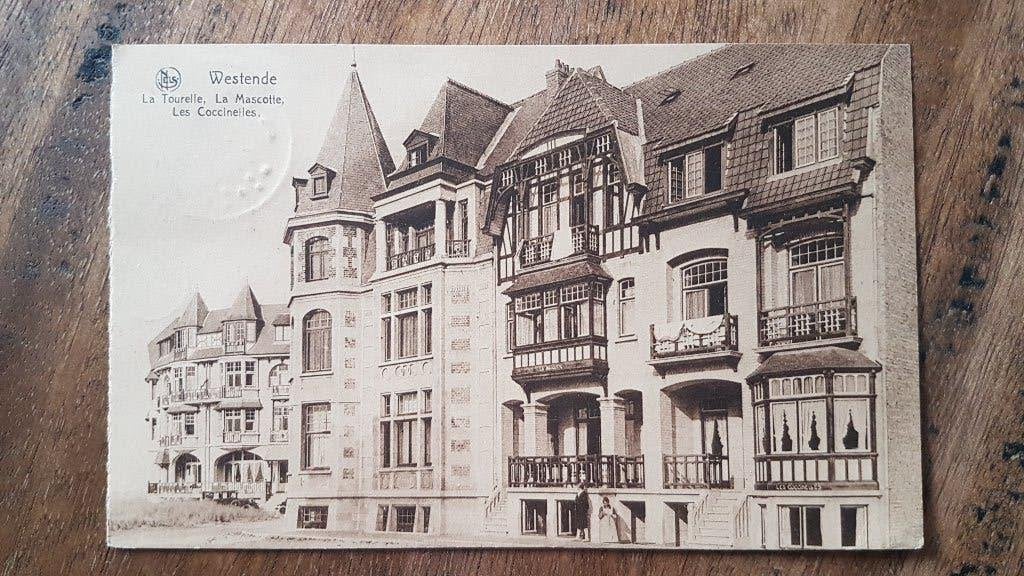 Postkaart Westende La Tourelle La Mascotte Les Coccinelles, Collections, Cartes postales | Belgique, Enlèvement ou Envoi, 1920 à 1940