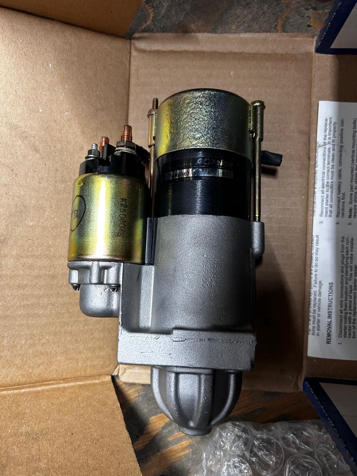 Originele ACDelco startmotor - GM# 10465167, Neuf, -, Origine de la pièce connue, -