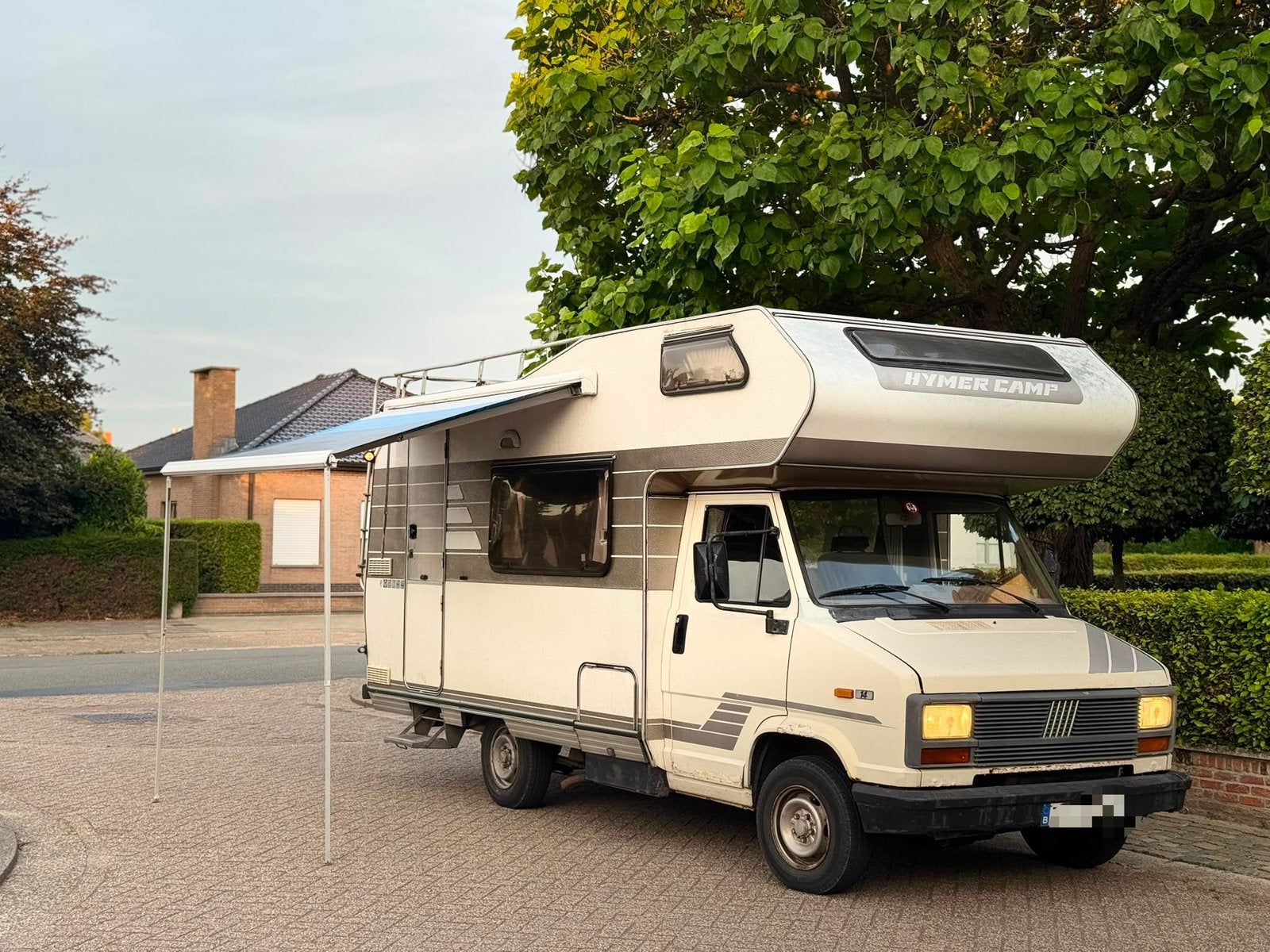 Hymer Camp Fiat Ducato 1.9TDI 1988* 5+1 | Oldtimer 215.000km, Caravans en Kamperen, Mobilhomes, Particulier, tot en met 5, Half-integraal