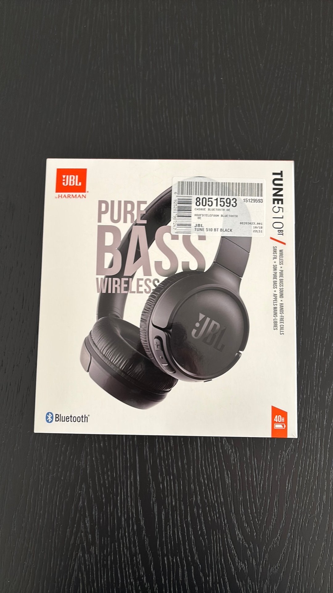 Jbl TUNE510 BT, Ophalen, JBL, Bluetooth, Zo goed als nieuw