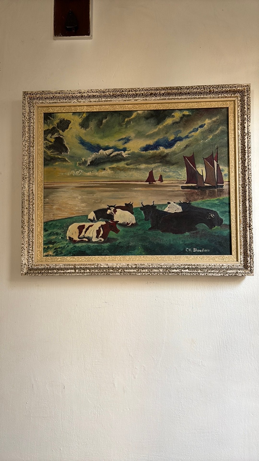 Peinture, Enlèvement, Paysage