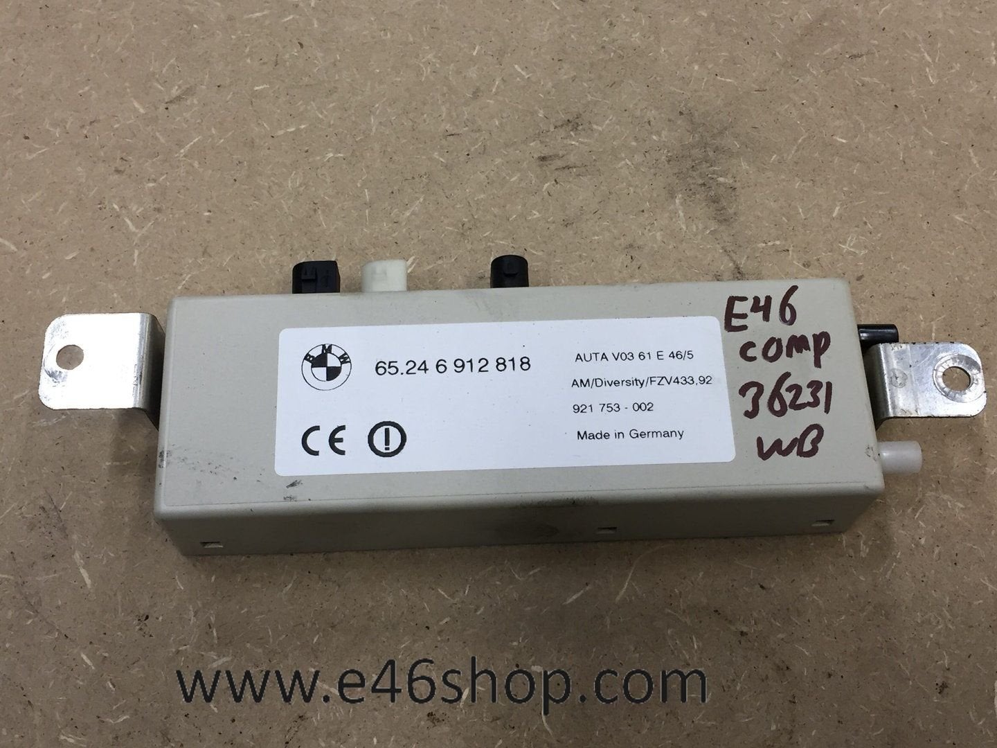 Antenne BMW E46 Compact ACHTERKLEP  OE 6912818, Ophalen of Verzenden, -, -, -
