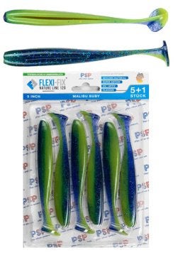 Zeebaars (6) PSP slanke shads voor snoekbaars en zeebaars, Verzenden, Nieuw, Overige typen